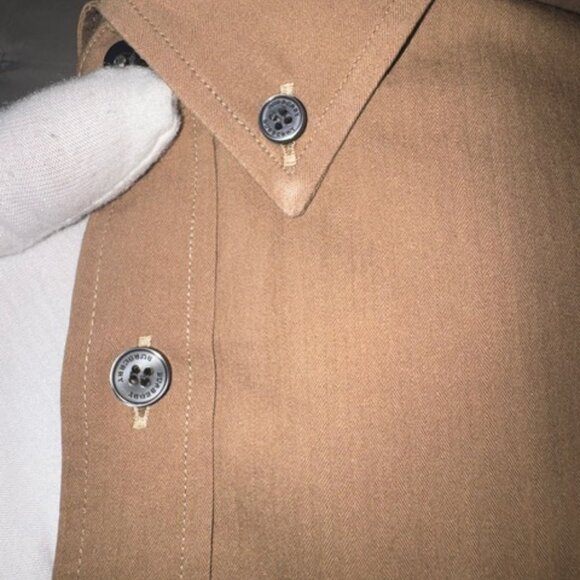 2x Vintage Burberry - Mint Condition - 1 Polo & 1 L/S Shirt - Men's Medium - Picture 9 of 16